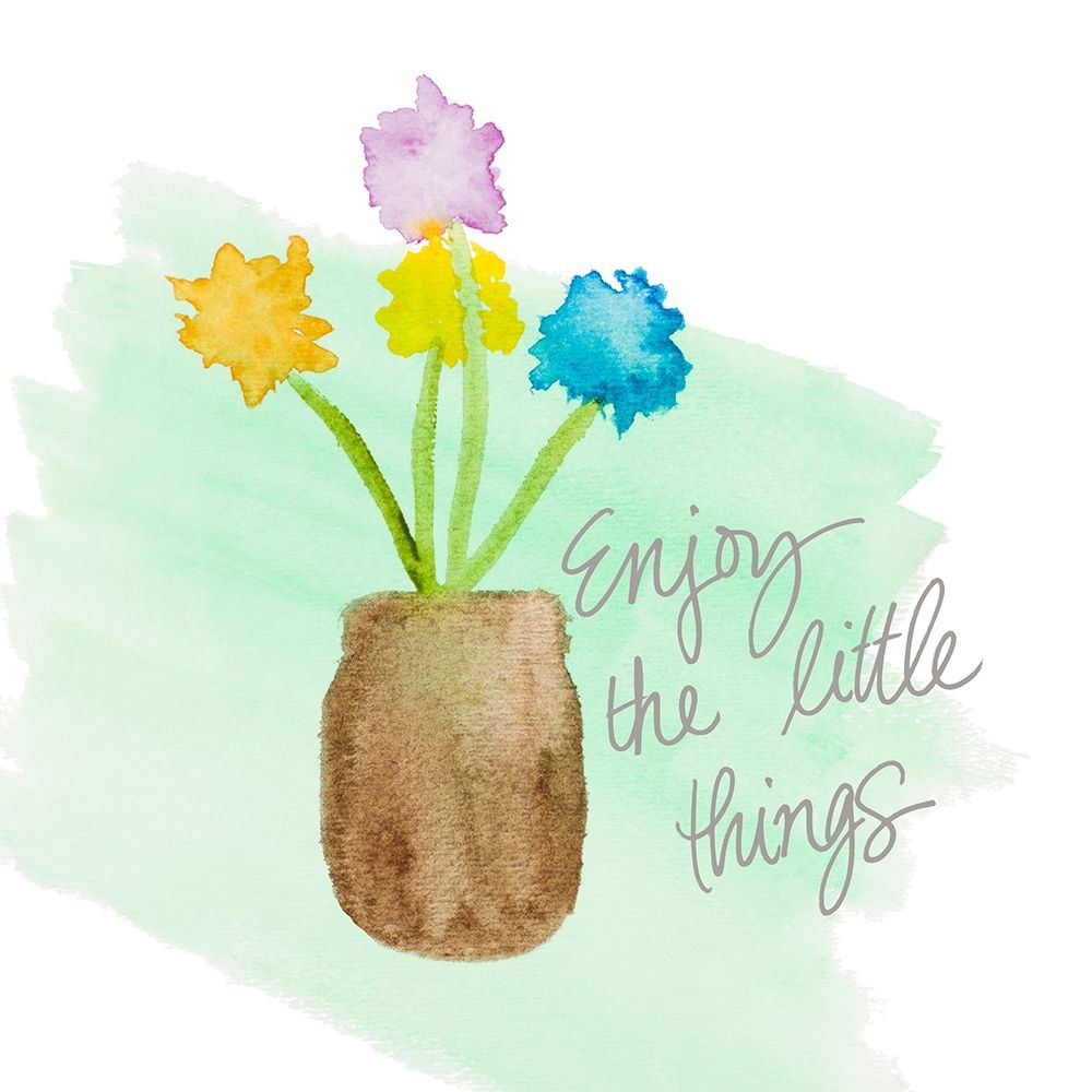 Enjoy The Little Things art print by Melanie Torres for $57.95 CAD