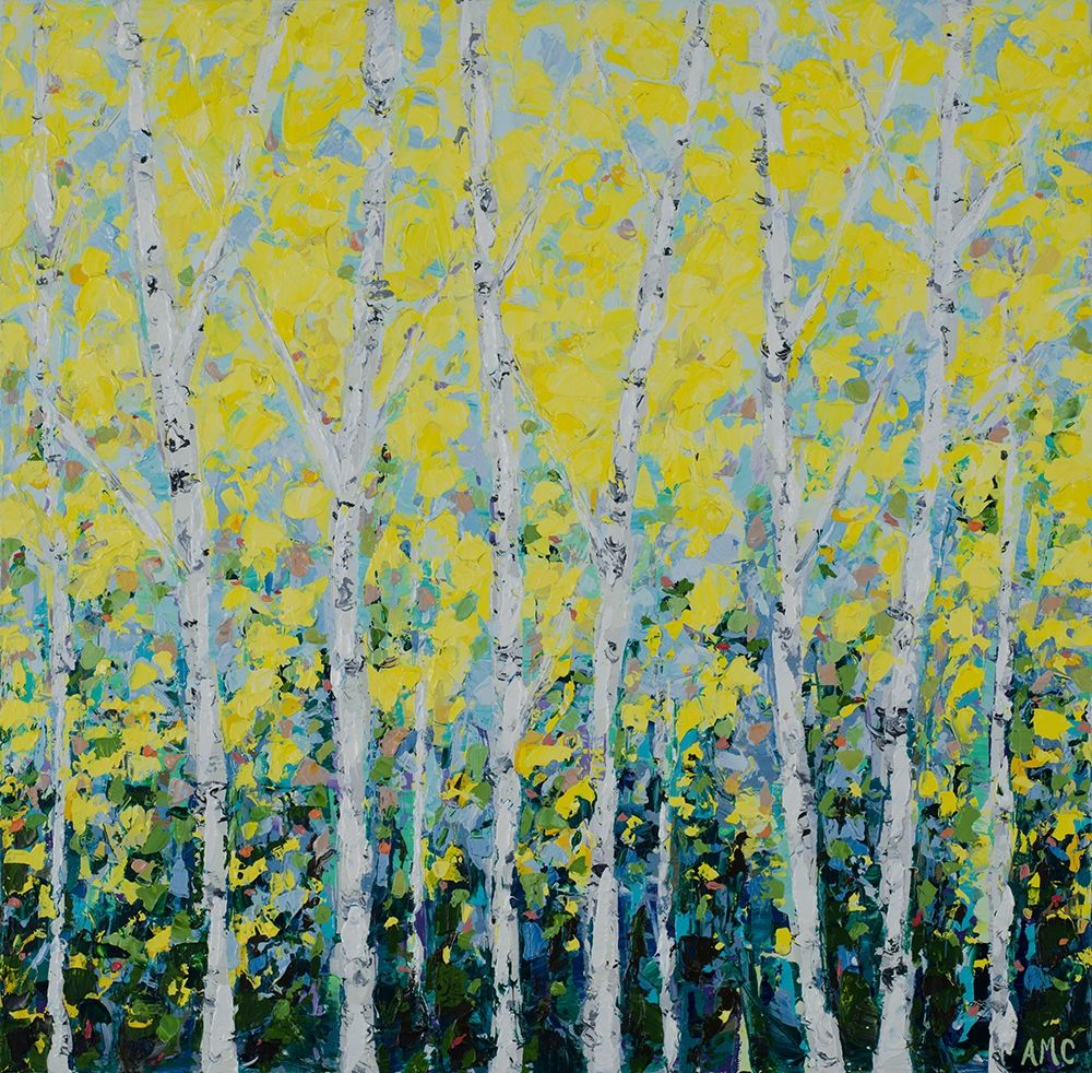 Yellow Birchwood art print by Ann Marie Coolick for $57.95 CAD