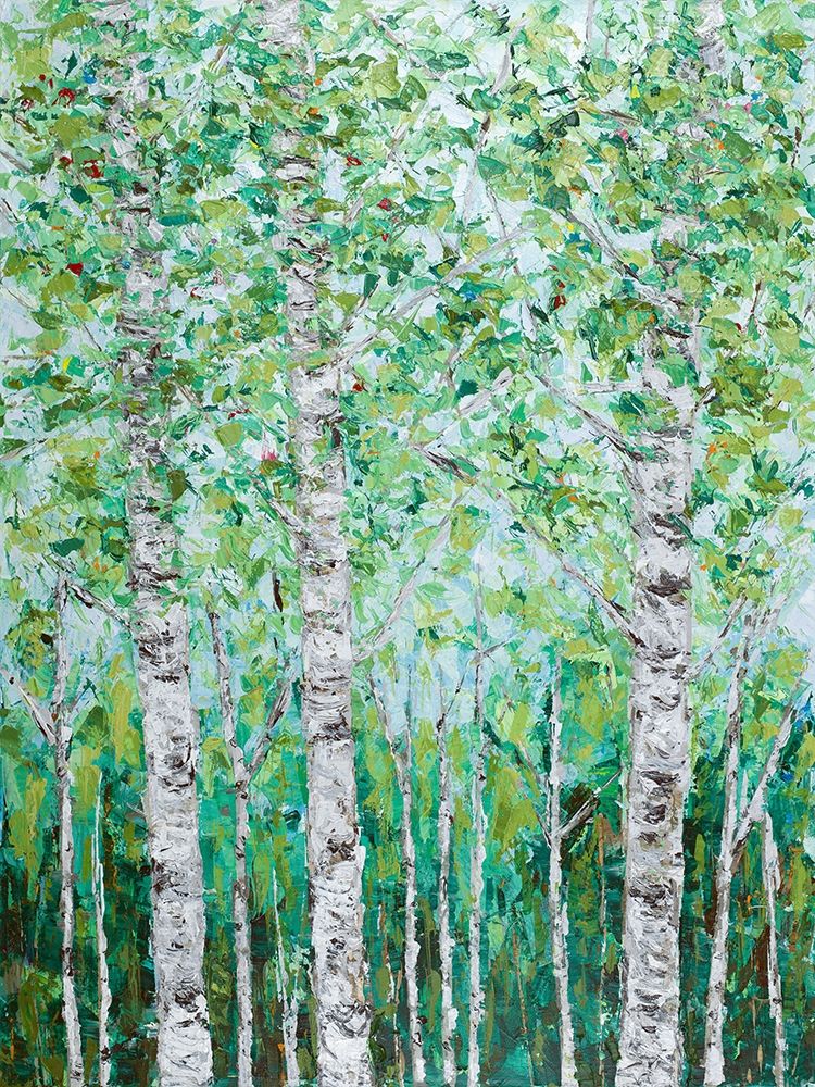 Green Birchwood I art print by Ann Marie Coolick for $57.95 CAD
