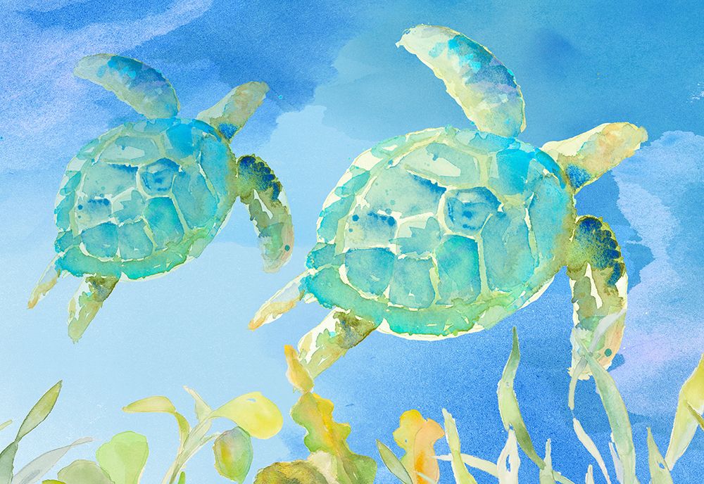 Turtles Ascend art print by Lanie Loreth for $57.95 CAD
