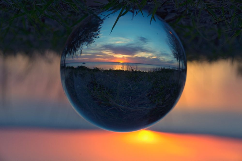 Sunset Droplet View art print by Debbie ODell for $57.95 CAD
