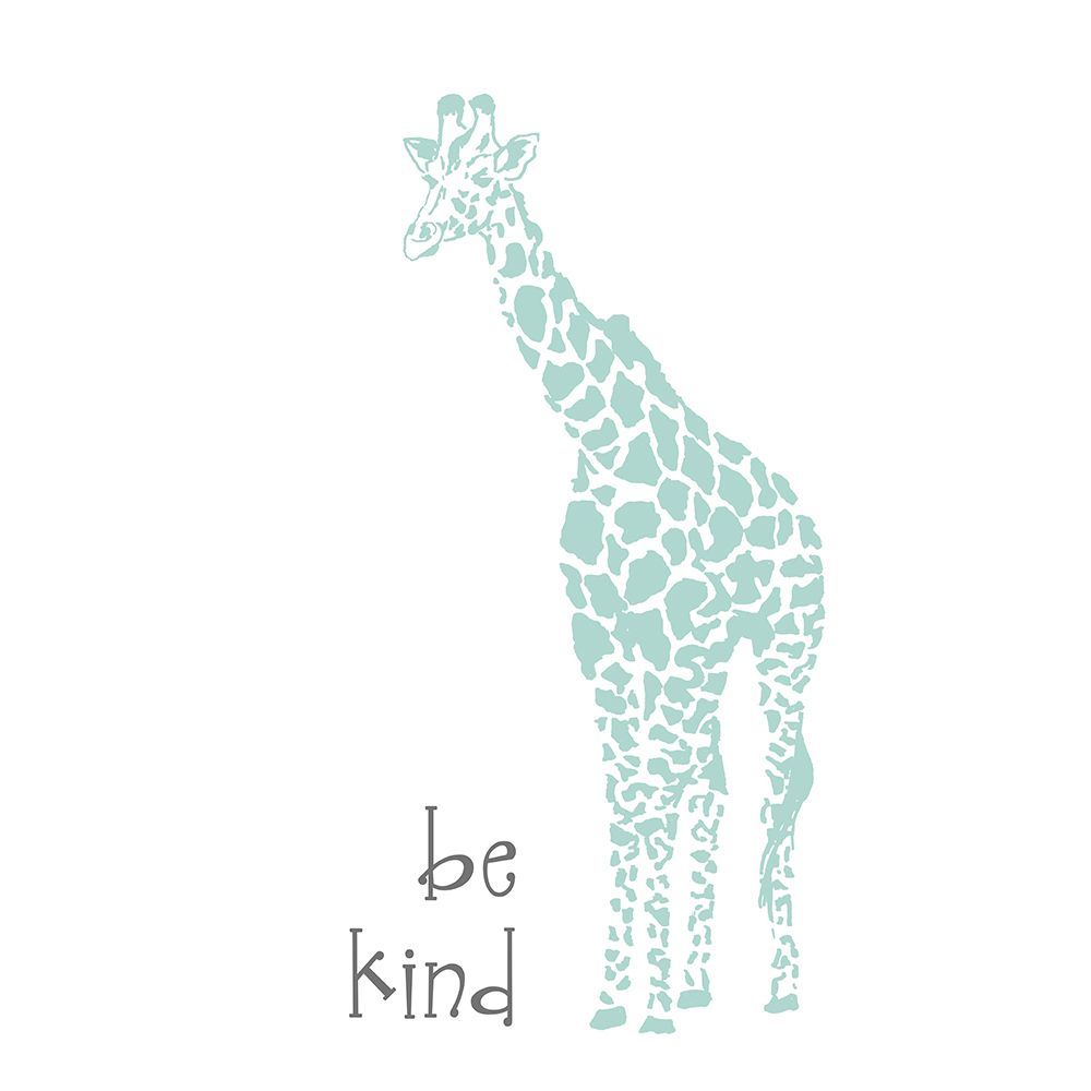Be Kind Giraffe art print by Patricia Pinto for $57.95 CAD