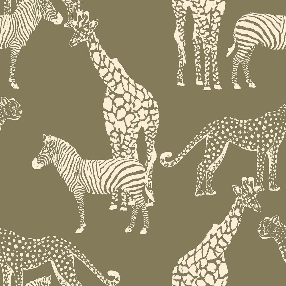 Cream Safari Animals art print by Patricia Pinto for $57.95 CAD