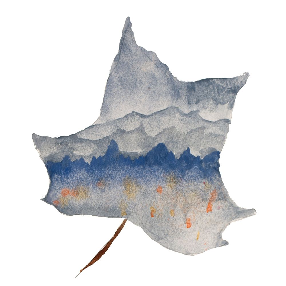 Mountains in the Leaf art print by Susan Bryant for $57.95 CAD