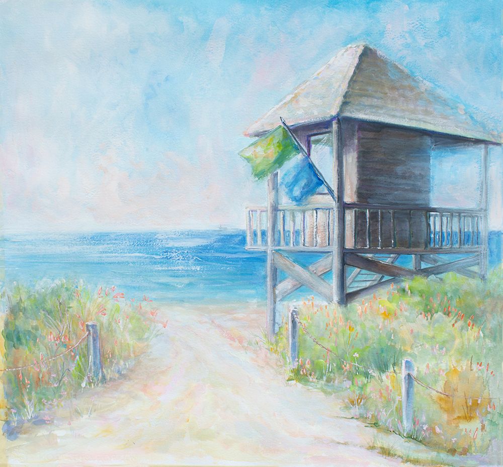 Beach Lookout art print by Diannart for $57.95 CAD
