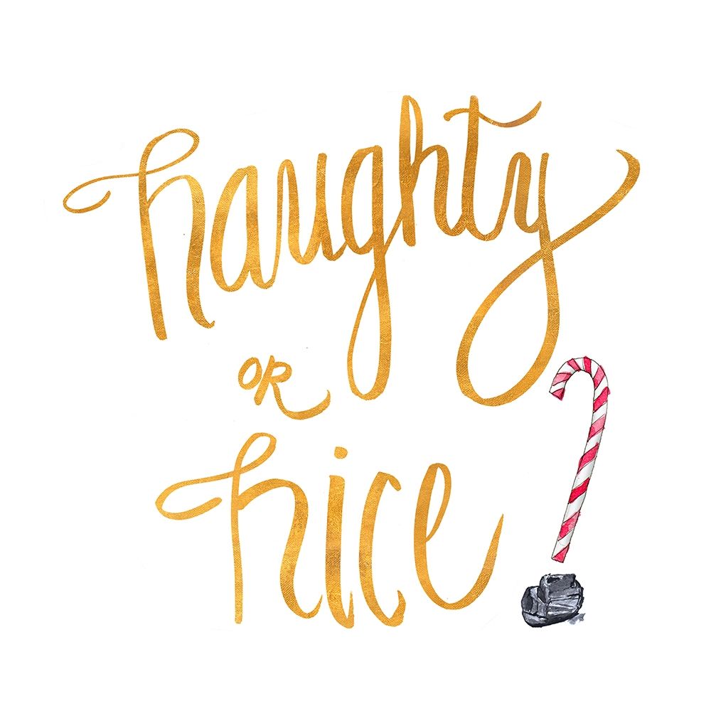 Naughty or Nice art print by SD Graphics Studio for $57.95 CAD