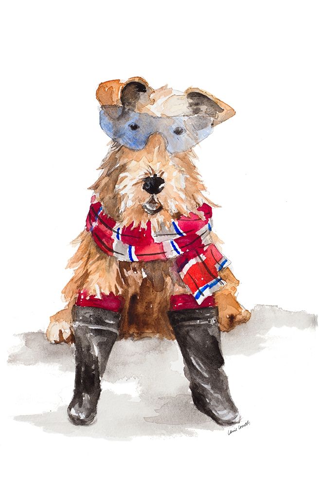 Stylish Airedale Terrier art print by Lanie Loreth for $57.95 CAD