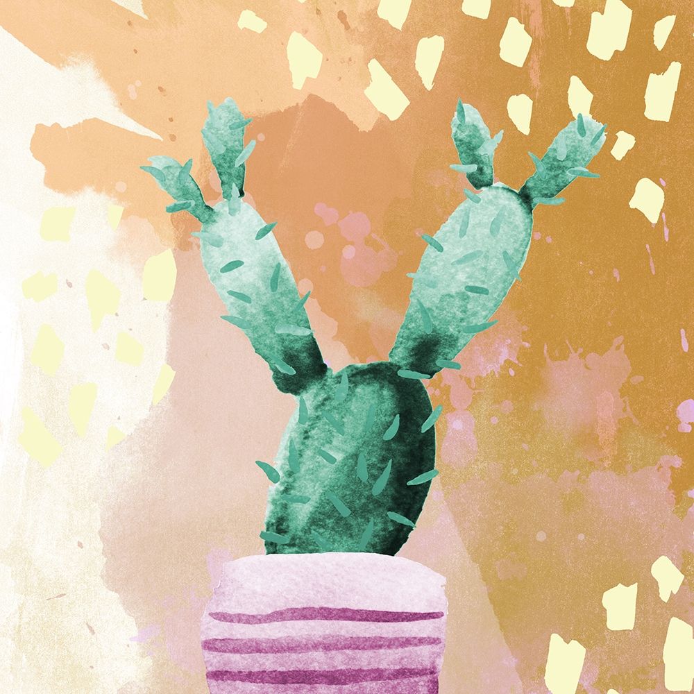 Cactus Party I art print by SD Graphics Studio for $57.95 CAD