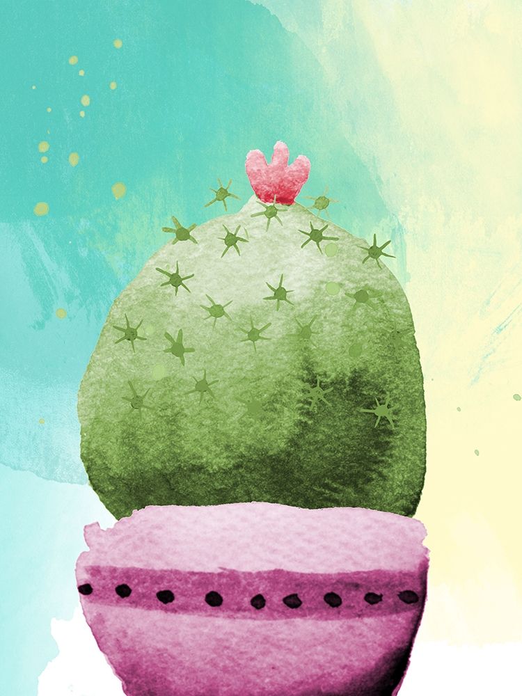 Cactus Party II art print by SD Graphics Studio for $57.95 CAD