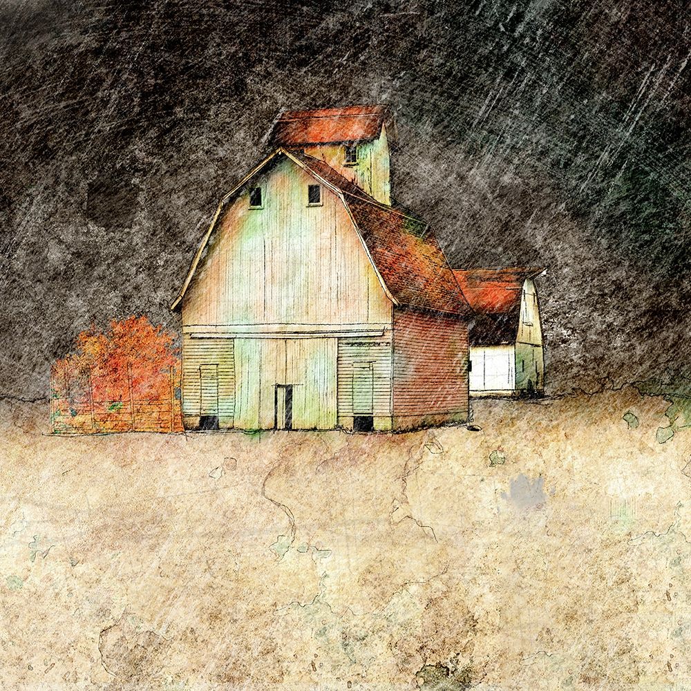 Stormy Farm Evening art print by Ynon Mabat for $57.95 CAD