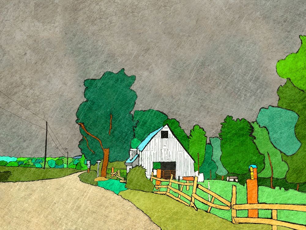 Rainy Season on the Farm art print by Ynon Mabat for $57.95 CAD