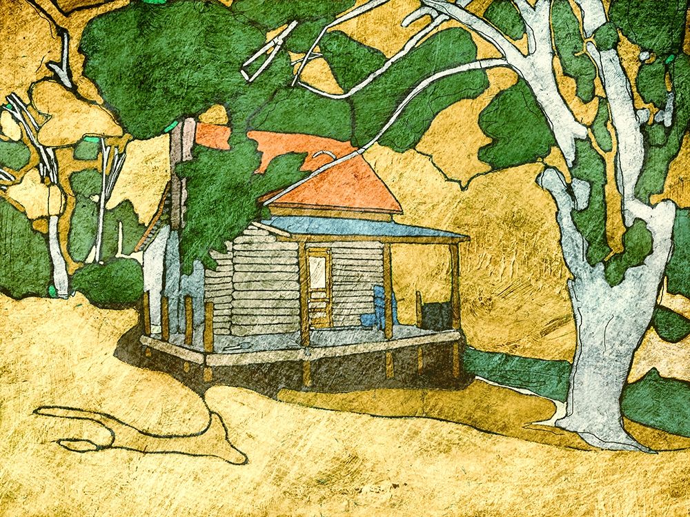 Forest Cabin art print by Ynon Mabat for $57.95 CAD