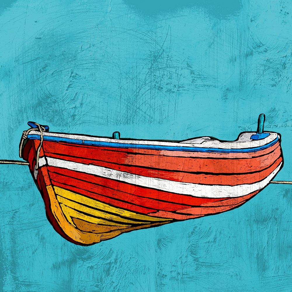 Little Red Rowboat art print by Ynon Mabat for $57.95 CAD