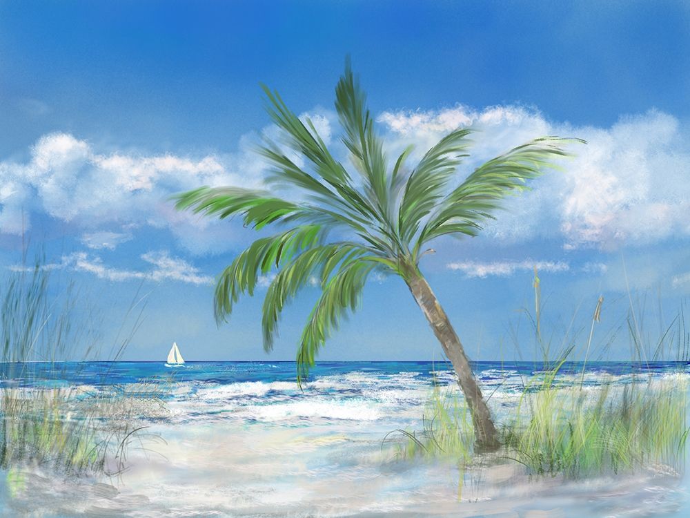 Palm Tree Paradise art print by Julie DeRice for $57.95 CAD