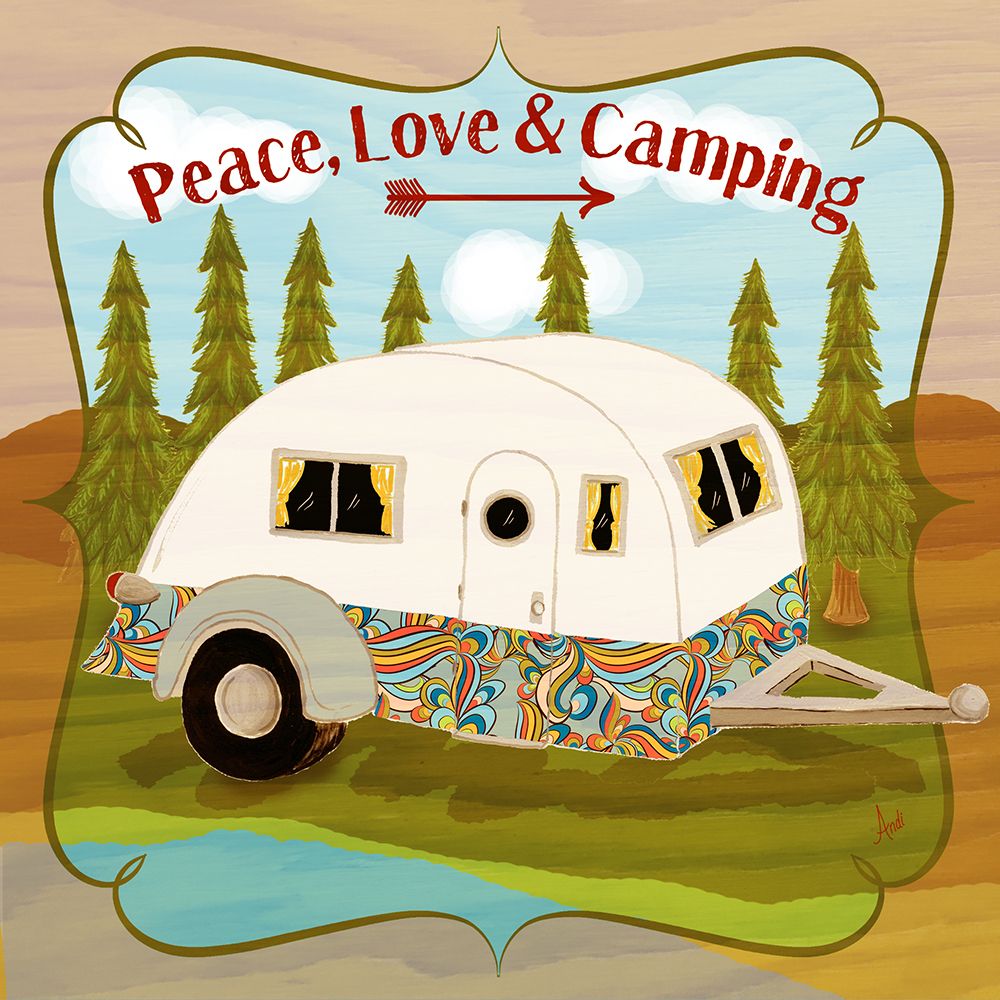 Camping III art print by Andi Metz for $57.95 CAD