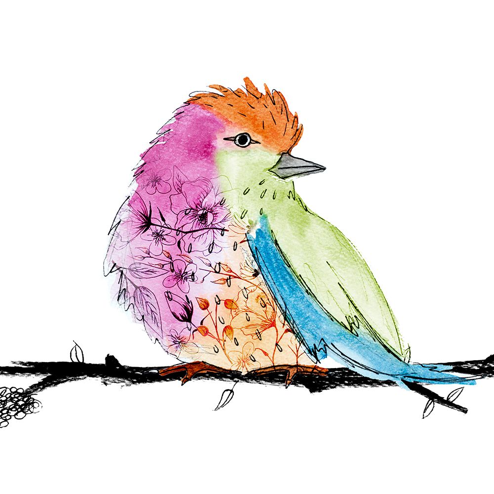 Bright Bird I art print by SD Graphics Studio for $57.95 CAD