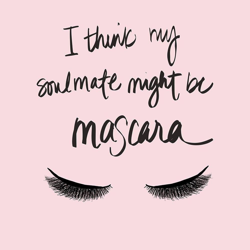 Soulmate Mascara art print by SD Graphics Studio for $57.95 CAD
