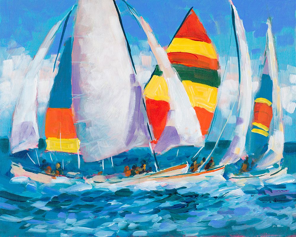 Wide Sails  art print by Jane Slivka for $57.95 CAD