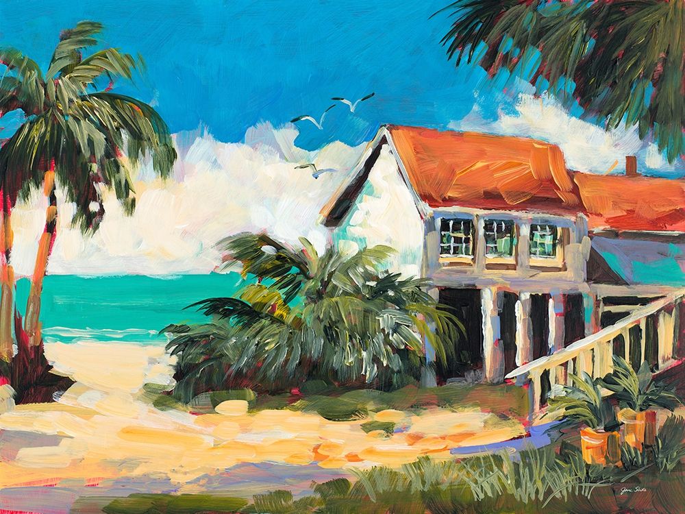 Tropical Getaway art print by Jane Slivka for $57.95 CAD