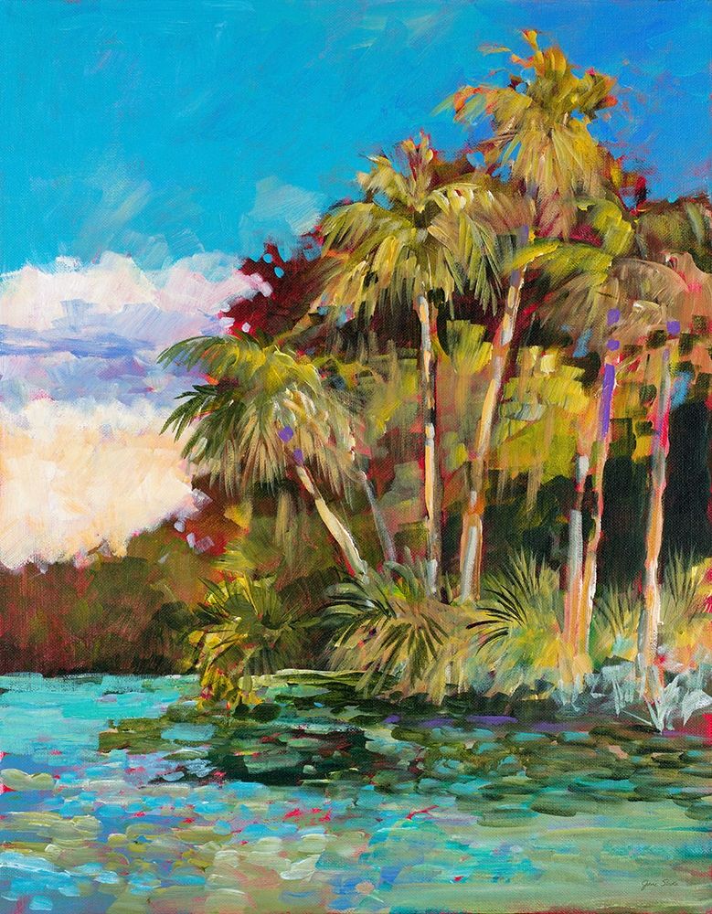 Tropical Side Of Town art print by Jane Slivka for $57.95 CAD