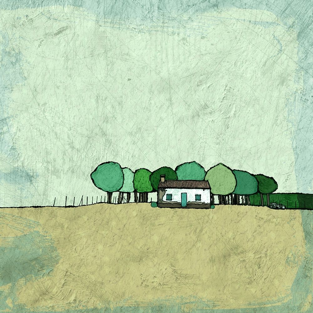 Farmhouse on the Edge art print by Ynon Mabat for $57.95 CAD
