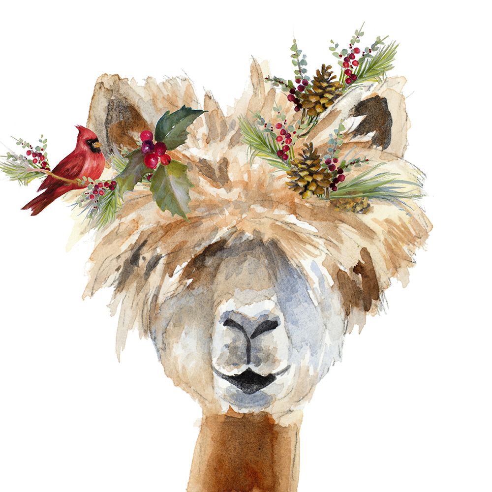 Decked Out Llama III art print by Lanie Loreth for $57.95 CAD