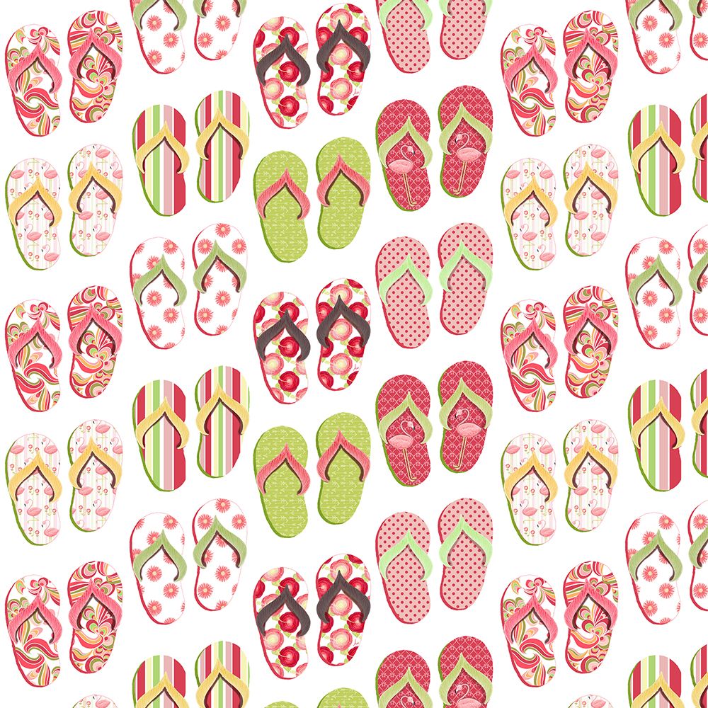 Flip Flop Mania art print by Andi Metz for $57.95 CAD