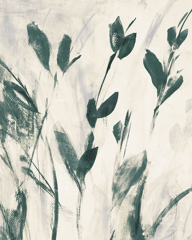 Green Misty Leaves I art print by Lanie Loreth for $57.95 CAD