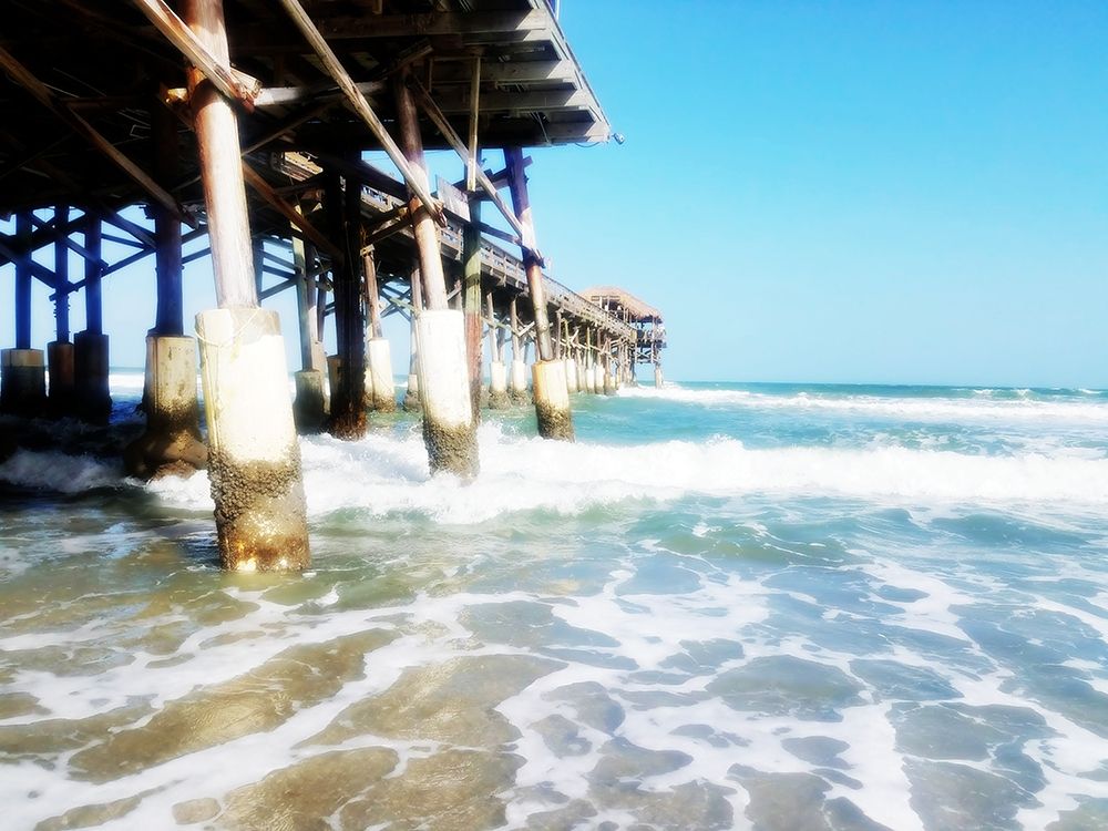 Cocoa Pier art print by Kali Wilson for $57.95 CAD