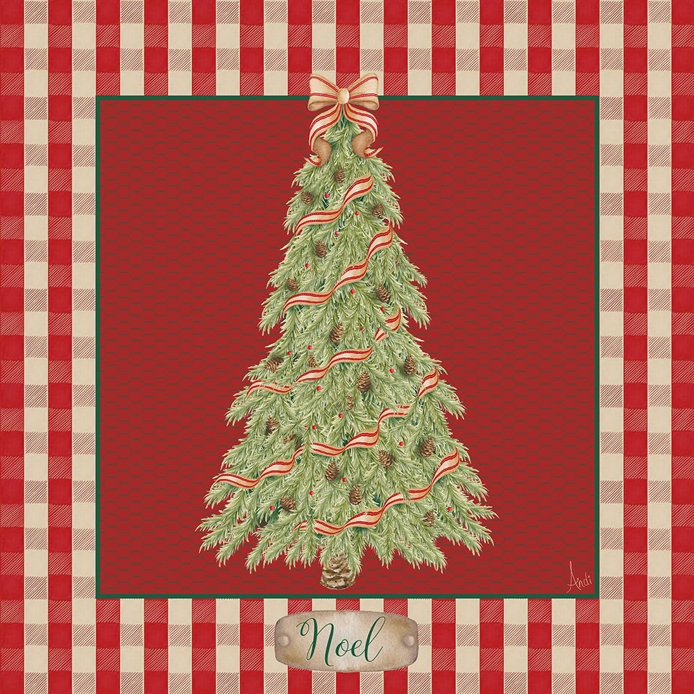 Hometown Christmas I art print by Andi Metz for $57.95 CAD