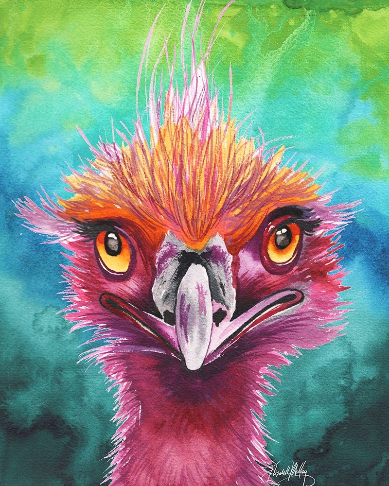 Emus Of A Feather art print by Elizabeth Medley for $57.95 CAD