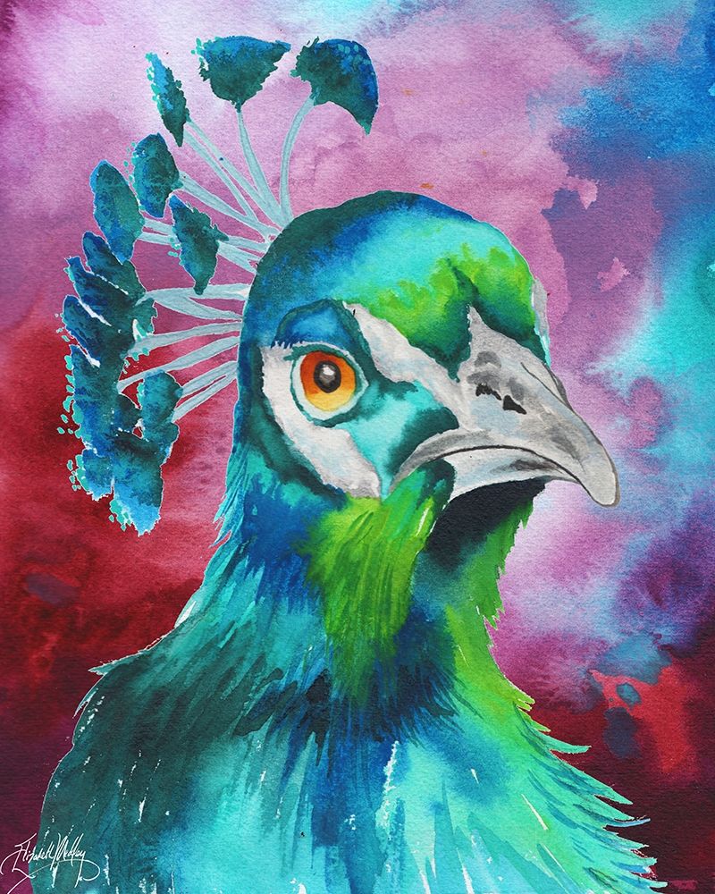 Peacocks of a Feather art print by Elizabeth Medley for $57.95 CAD