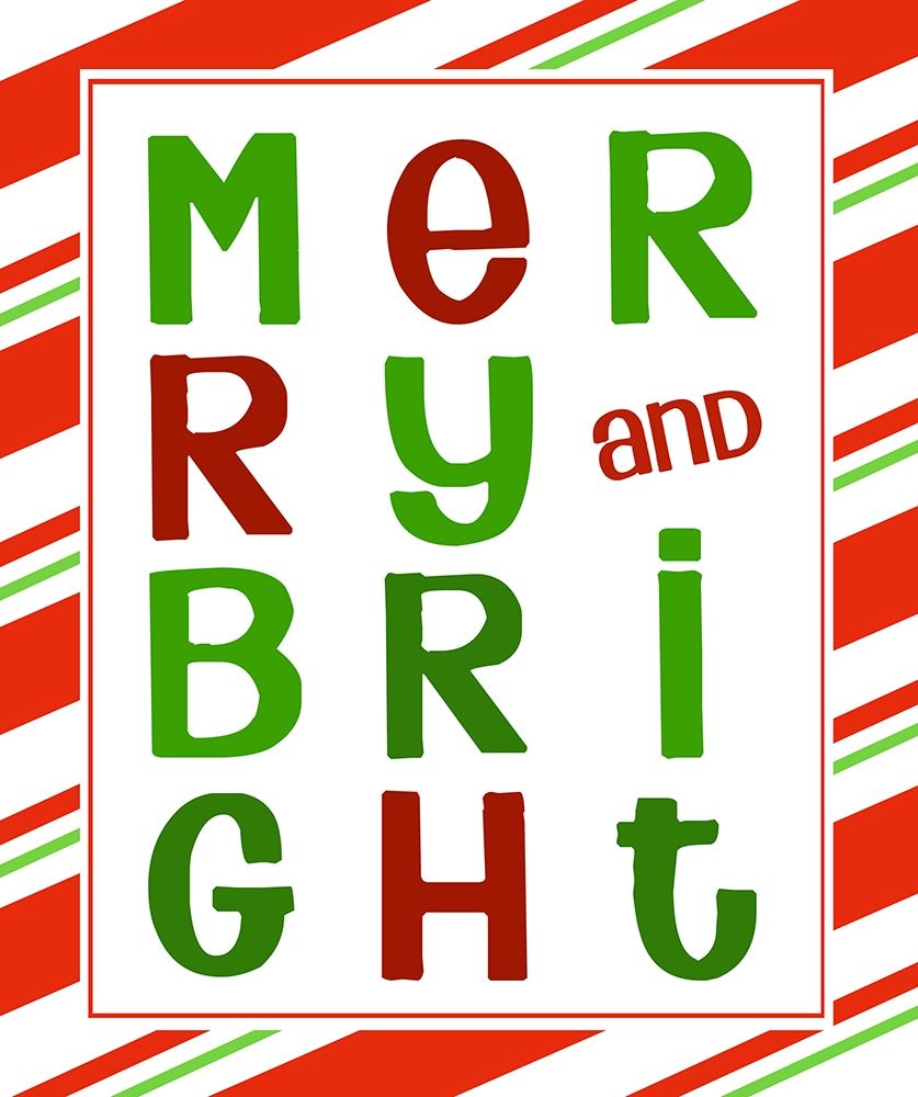 Merry and Bright art print by Anna Quach for $57.95 CAD