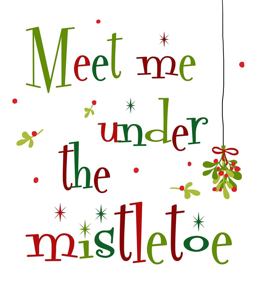 Meet Me Under the Mistletoe art print by Anna Quach for $57.95 CAD