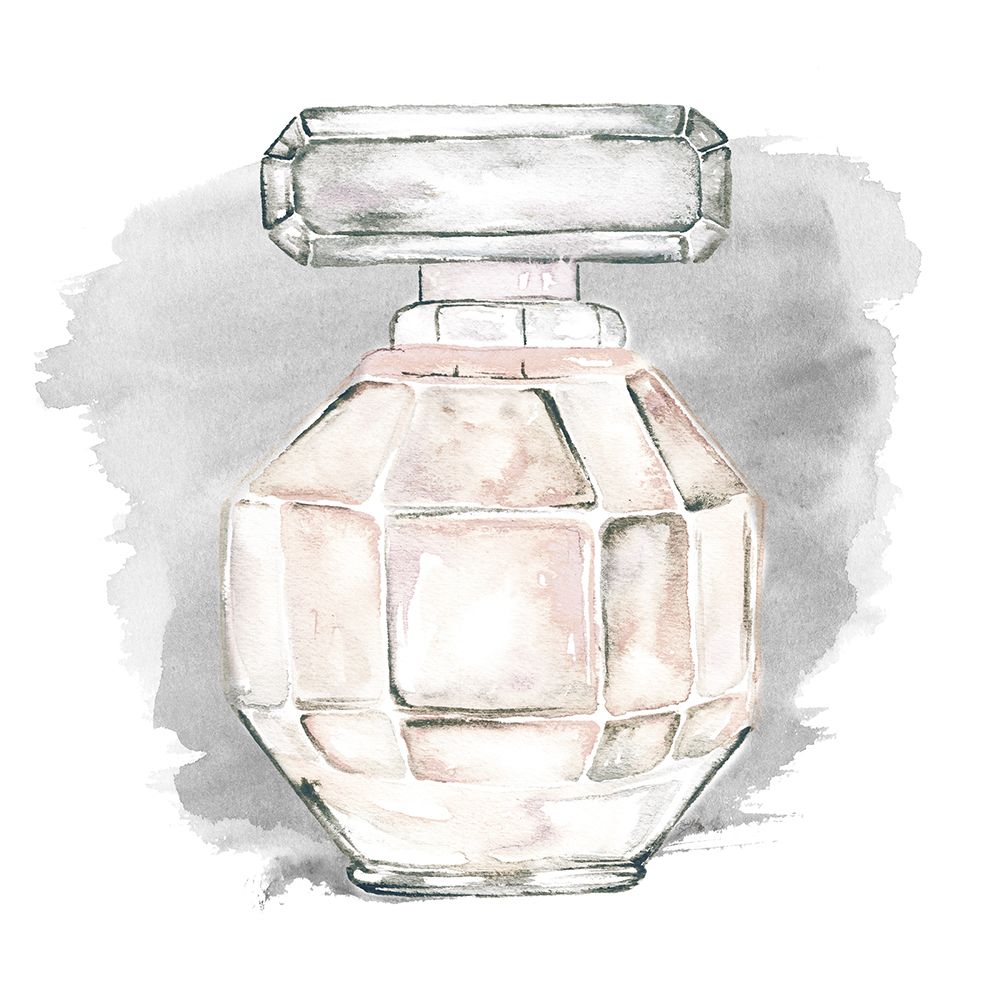Perfume Bottle with Watercolor II art print by Elizabeth Medley for $57.95 CAD