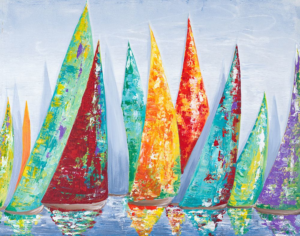 Offshore Sailboat Race art print by Gina Ritter for $57.95 CAD
