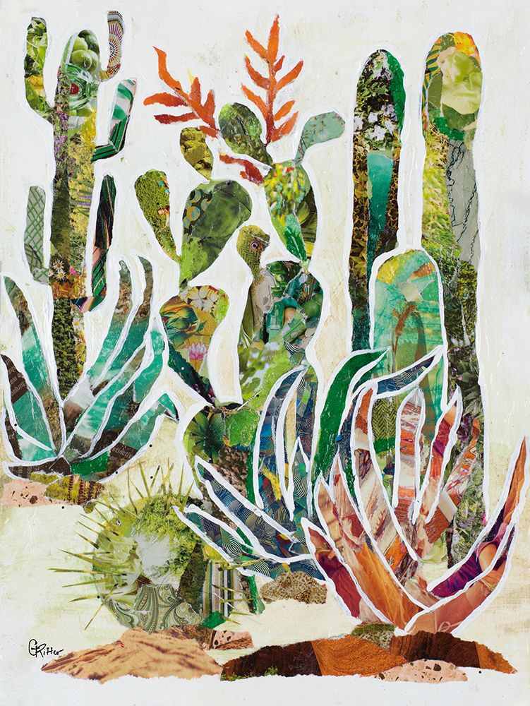 Desert Garden I art print by Gina Ritter for $57.95 CAD