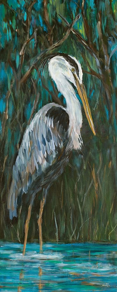 Majestic Heron art print by Julie DeRice for $57.95 CAD