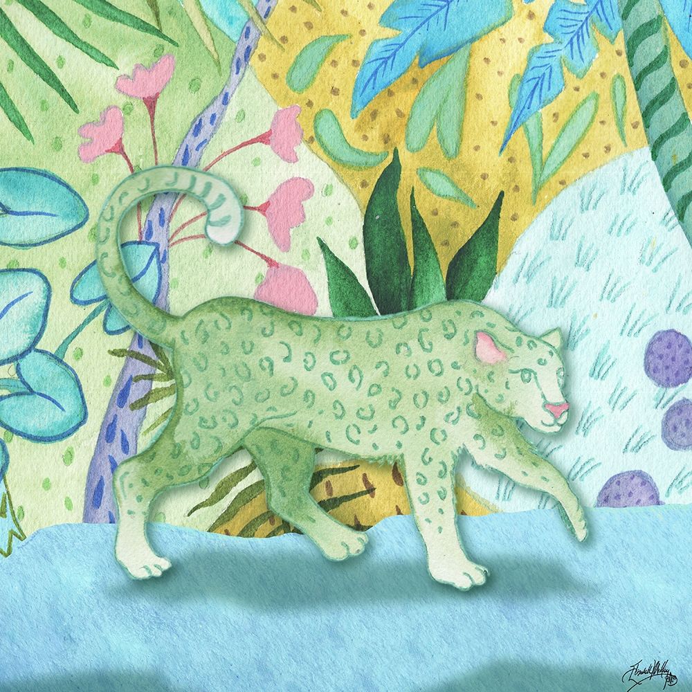 Playful Cheetah art print by Elizabeth Medley for $57.95 CAD