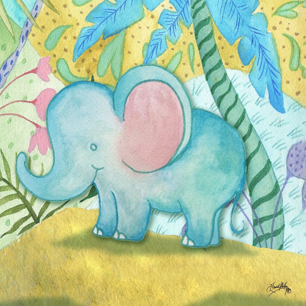 Playful Elephant art print by Elizabeth Medley for $57.95 CAD