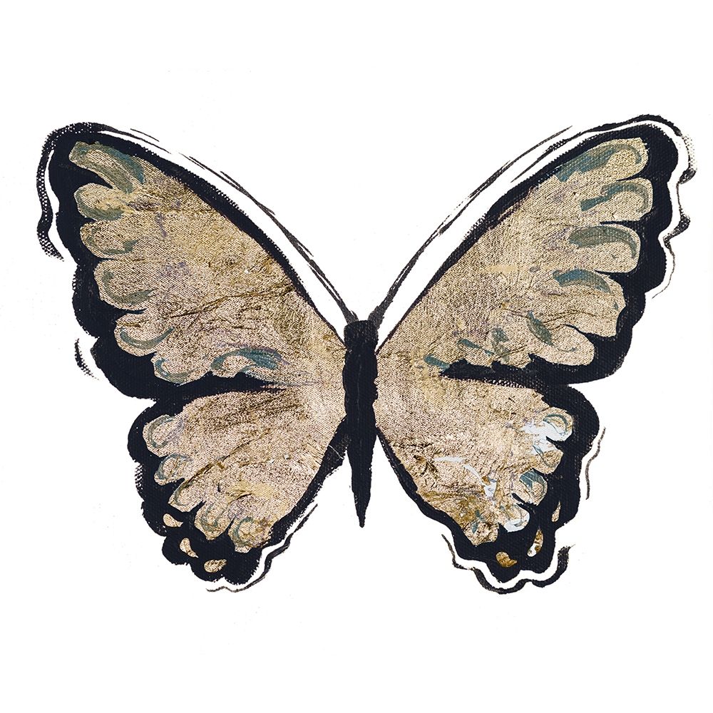 Flutter Gold I art print by Elizabeth Medley for $57.95 CAD