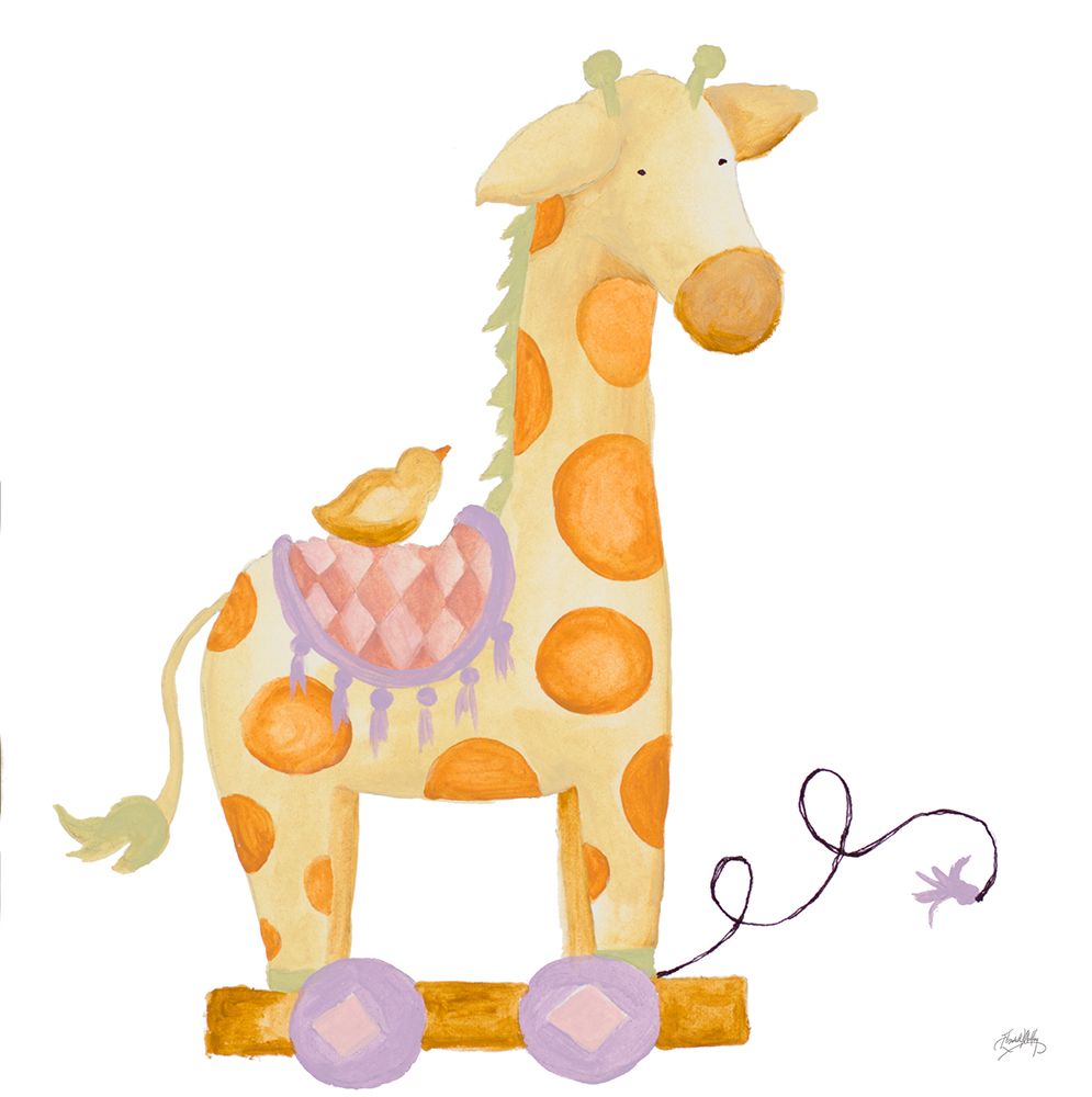 Whimsical Giraffe art print by Elizabeth Medley for $57.95 CAD