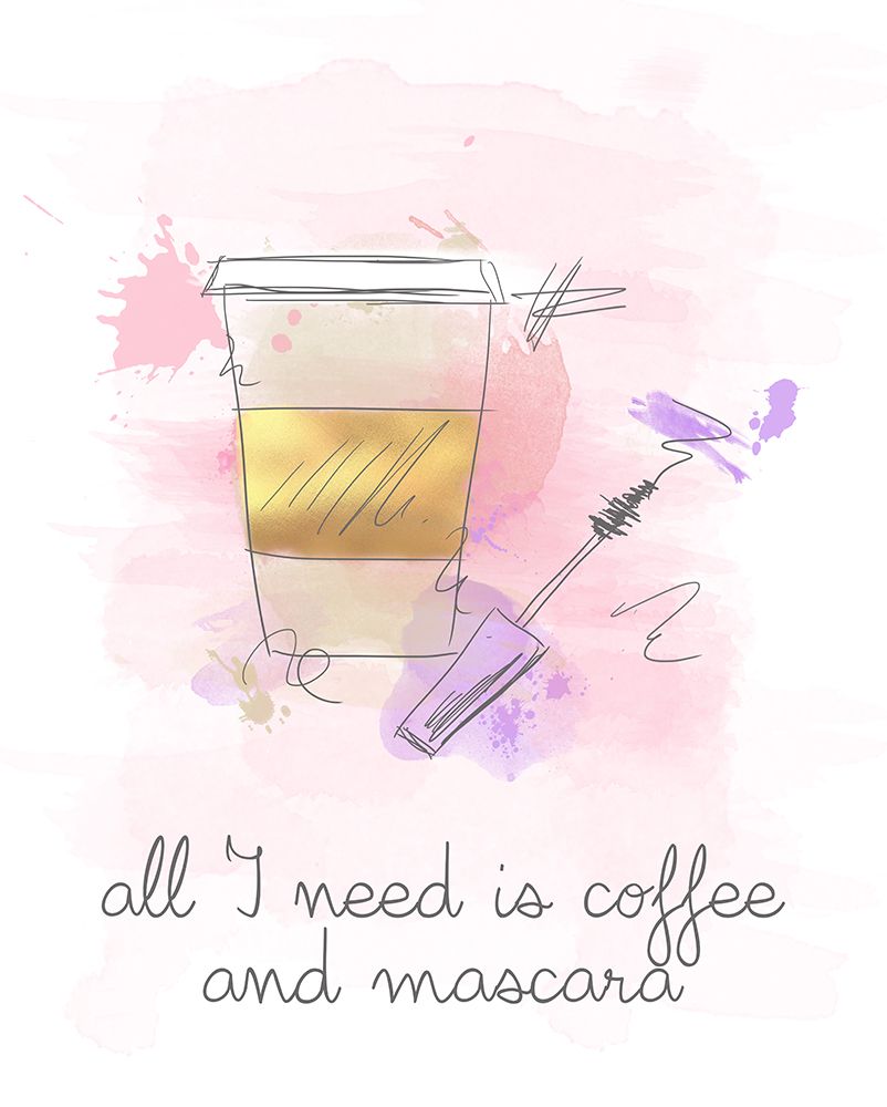 Coffee and Mascara art print by Anna Quach for $57.95 CAD
