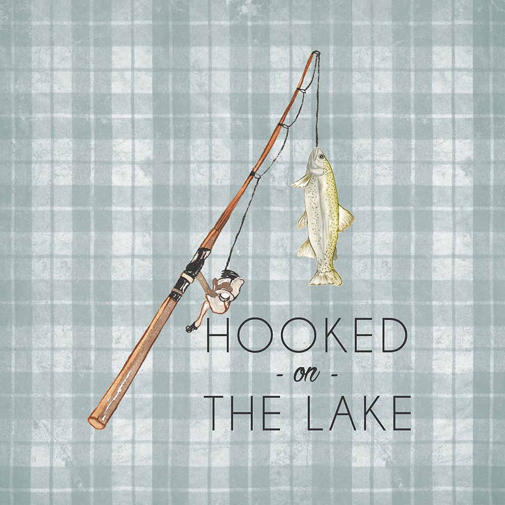Hooked On The Lake art print by Elizabeth Medley for $57.95 CAD