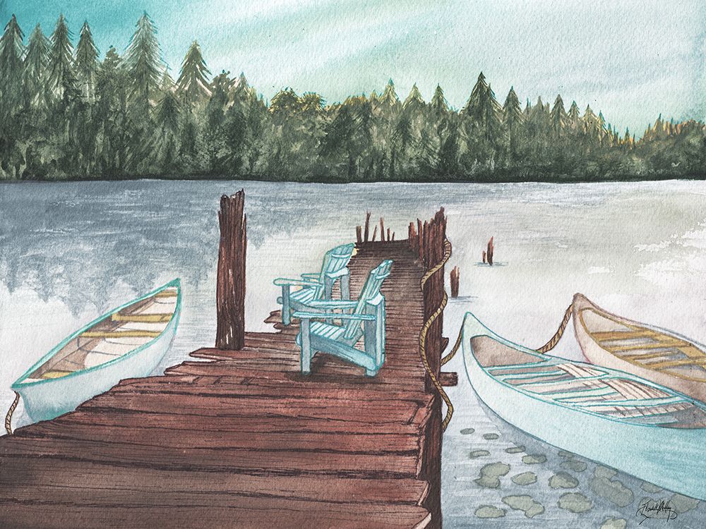 Lake art print by Elizabeth Medley for $57.95 CAD