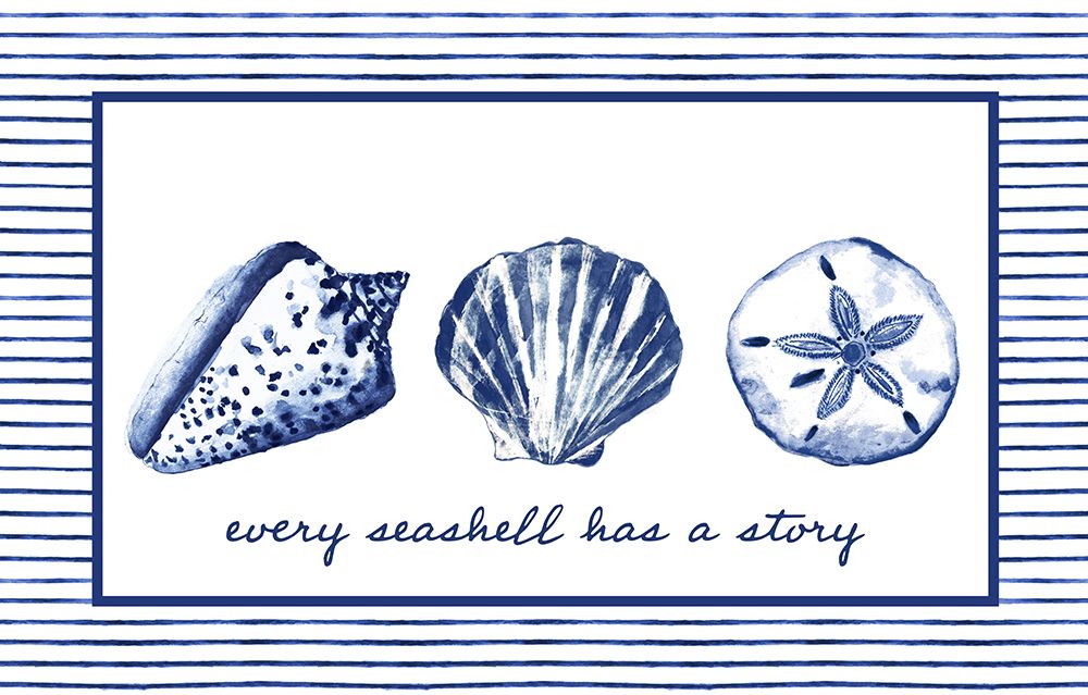 Every Seashell Has A Story art print by Janice Gaynor for $57.95 CAD