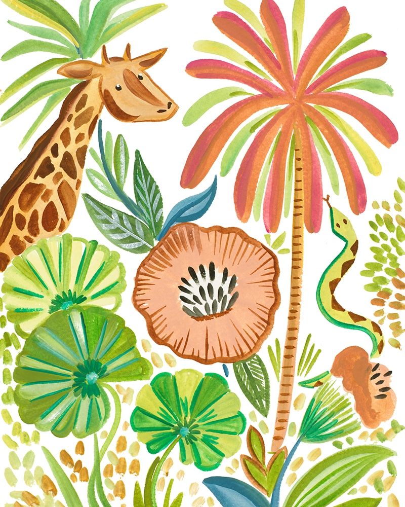 Tropical Wildlife I art print by Ani Del Sol for $57.95 CAD