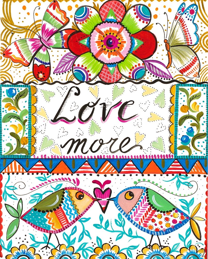 Love More art print by Ani Del Sol for $57.95 CAD