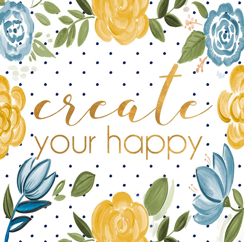 Create your Happy art print by Ani Del Sol for $57.95 CAD