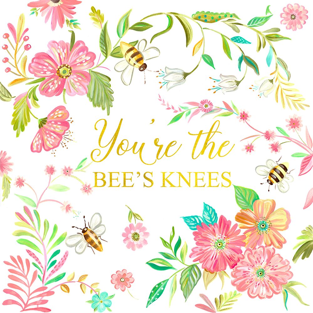 Youre the Bees Knees art print by Ani Del Sol for $57.95 CAD